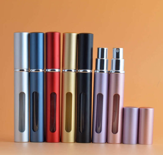 Kevinlawzp 5ml aluminum portable perfume spray bottle
