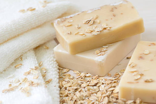 Oatmeal Soap & Lavender Buds