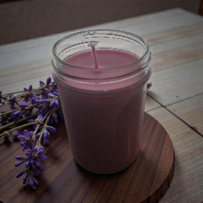Lavender 8oz Jar Candle – Calming & Relaxing Scent