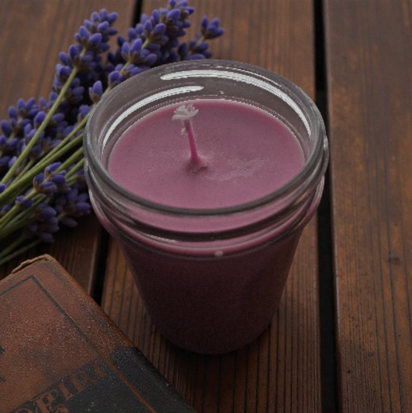 Lavender 8oz Jar Candle – Calming & Relaxing Scent
